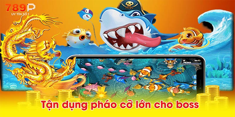 Tận dụng pháo cỡ lớn cho boss